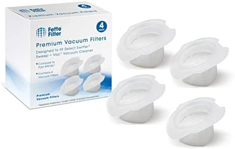 Fette Filter - Vacuum Replacement Filters Compatible With Swiffer Sweep And Vac. Compare To Part #99196 (Pack Of 6) 6 Fette Filter - Vacuum Replacement Filters Compatible With Swiffer Sweep And Vac. Compare To Part #99196 (Pack Of 6) - Image 6