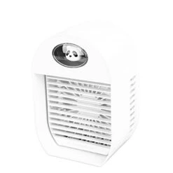 Desktop Cooling Fan Low Noise 100ml Air Cooler For Bedroom White