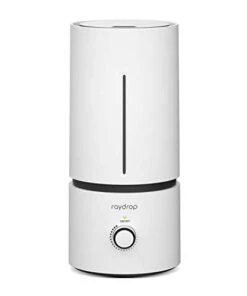 Raydrop® Cool Mist Humidifiers For Home Babies, 1.70 L Quiet And Small Ultrasonic Humidifier For Bedroom Nightstand, Space Saving, Auto Shut Off - (0.45 Gallon, US 110 V)