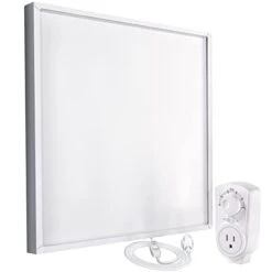 EconoHome 400W Infrared Wall Heater - Radiant Wall Heaters - Quick & Even Heat Distribution, Silent Fanless Operation, Thin & Sleek Profile - Overheat Protection Feature