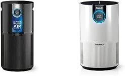 Shark AP1000 Clean Sense Air Purifier MAX, Allergies, HEPA Filter, 1100 Sq Ft, XL Room, Living Room, Whole Home, Captures 99.98% Of Particles, Pollutants, Dust, Smoke, Allergens & Smells, Grey -Solo Stoves Shop 31z EtJ9LuL. AC