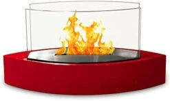 Anywhere Fireplace Lexington Tabletop Fireplace, Portable Ventless Liquid Bio-Ethanol Fireplace, Modern Elegant Tabletop Smokeless Fire Feature For Indoor Or Outdoor Use (Stainless Steel) -Solo Stoves Shop 41 IIDadNXL. AC