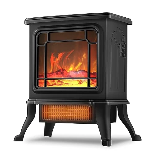 DONYER POWER 23" Electric Stove Portable Heater, 1500W,LED Adjustable Flame Intensity Control, Black, Room Heater,Space Heater 1 DONYER POWER 23" Electric Stove Portable Heater, 1500W,LED Adjustable Flame Intensity Control, Black, Room Heater,Space Heater