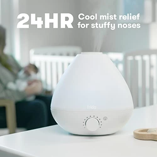 Frida Baby 3-in-1 Humidifier With Diffuser And Nightlight, White 3 Frida Baby 3-in-1 Humidifier With Diffuser And Nightlight, White - Image 3
