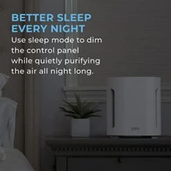 Pure Enrichment® PureZone™ Air Purifier For Medium-Large Rooms, UV-C Light, 3 Stage Filtration, H13 HEPA Filter Helps Remove Up To 99.97% Of Bacteria, Allergens, Germs, Smoke, Dust (White) -Solo Stoves Shop 410FyNW8UQL