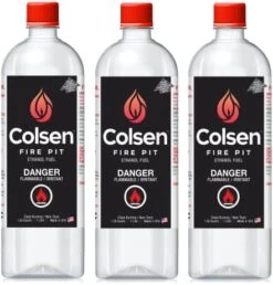 Colsen Fireplace Fuel, Ventless, Bio-Ethanol, Clean Burning/Eco-Friendly (1000mL /32 Oz.) - (Each) (1L) -Solo Stoves Shop 410Vlkdo7vL. AC