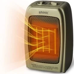 Space Heaters For Indoor Use,1500W Electric Space Heater For Office, Ceramic Space Heater With Thermostat, Tip-Over And Overheat Protection, 1s Fast Heat,1500W/750W/Fan