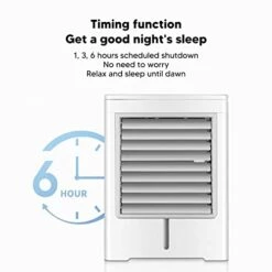 Humidifier Cooling Fan, Powerful Portable Air Conditioner Fan 470ml Storage Capacity 3 Wind Speed Low Power Consumption USB Charging For Outdoor For Desktop -Solo Stoves Shop 4117EFS5iSL