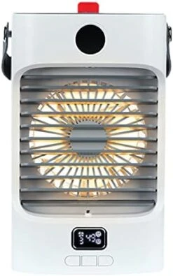 Smalibal Cooling Fan 3 Speeds Cool Down ABS 120 Degree Left Right Rotating Cooling Fan For Bedroom Green -Solo Stoves Shop 412giaPCPfL. AC