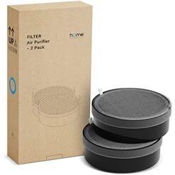 HOmeLabs True HEPA H13 Air Purifier Replacement Filter - Fits HME020248N - Lasts For 90 Days Or 3 Months Equivalent To 2,100 Hours - 2 Packs