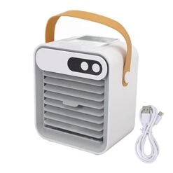 Desktop Air Conditioner, Home Multifunctional Portable 3 Gear Air Conditioner White -Solo Stoves Shop 414bCE38wAL