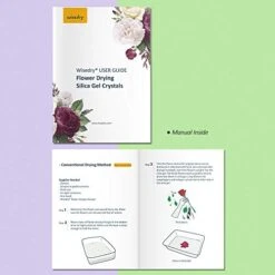 Wisedry Silica Gel Flower Drying Crystals - 5 LBS, Color Indicating, Reusable -Solo Stoves Shop 414nZoKLydL