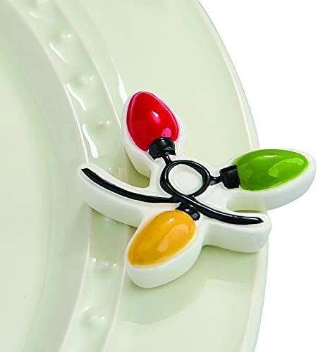 Nora Fleming Hand-Painted Mini: Down The Chimney (Santa Legs) A256 7 Nora Fleming Hand-Painted Mini: Down The Chimney (Santa Legs) A256 - Image 7