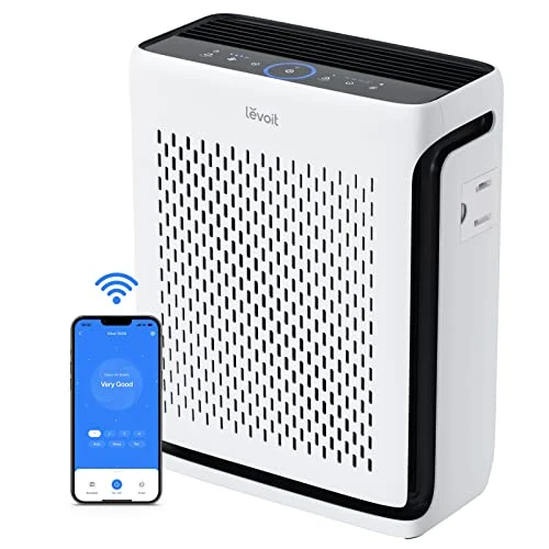 LEVOIT Air Purifiers For Home Large Room Bedroom Up To 1110 Ft² With Air Quality And Light Sensors, Smart WiFi, Washable Filters, HEPA Filter Captures Pet Hair, Allergies, Dust, Smoke, Vital 100S 1 LEVOIT Air Purifiers For Home Large Room Bedroom Up To 1110 Ft² With Air Quality And Light Sensors, Smart WiFi, Washable Filters, HEPA Filter Captures Pet Hair, Allergies, Dust, Smoke, Vital 100S