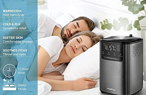 Top Fill Cool Mist & Warm Mist Humidifier For Large Room Home Bedroom Living Room 4L Big Capacity, Air Ultrasonic Humidifiers With Essential Oil Diffuser, Sleep Mode, Quiet For Baby 4 Top Fill Cool Mist & Warm Mist Humidifier For Large Room Home Bedroom Living Room 4L Big Capacity, Air Ultrasonic Humidifiers With Essential Oil Diffuser, Sleep Mode, Quiet For Baby - Image 4