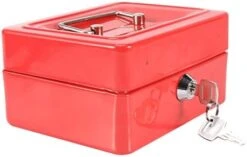 1pc Mini Portable Steel Petty Lockabl Small Safes For Home,Security Box, Fireproof Waterproof Storage Box With Lock, Money Organizer For Cash, For Storage Of Cash, Jewelries And More(СºÅÀ¶ɫ) -Solo Stoves Shop 416lJNbiaPL. AC