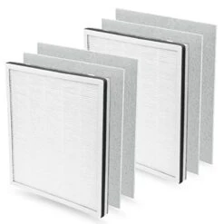 Cabiclean 2 Pack VA-EE004 True HEPA Replacement Filter For VAVA VA-EE004 And LEVOIT Vital 100 Air Purifier, Part# Vital 100-RF