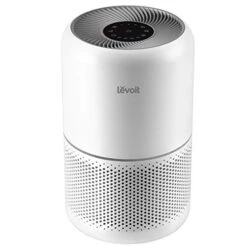 LEVOIT Air Purifier For Home Allergies Pets Hair In Bedroom, HEPA Filter, Covers Up To 1095 Sq.Foot Powered By 45W High Torque Motor, Remove Dust Smoke Pollutants, 0.3 Microns, Core 300, White