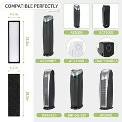 Nisreen Filter C FLT5000 Filter Compatible With Germ-Guardian True Hepa Filter Air Purifier AC5250PT AC5000E AC5300B AC5350W, 2 HEPA And 6 Pre-Filter 9 Nisreen Filter C FLT5000 Filter Compatible With Germ-Guardian True Hepa Filter Air Purifier AC5250PT AC5000E AC5300B AC5350W, 2 HEPA And 6 Pre-Filter -Solo Stoves Shop 41AOdWgv7JL