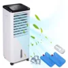 Yescom 200W Evaporative Air Cooler Fan Humidifier 1647CFM Portable With 4.49Gal Water Tank Ice Boxes Remote Control Indoor Home Office