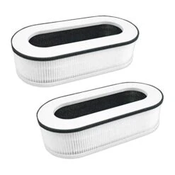 Flintar RP-AP068 3-in-1 H13 Grade True HEPA Replacement Filter, Compatible With RENPHO Compact Air Purifier RP-AP068, 2-Pack