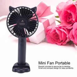 GLOGLOW Hand Held Fan, ABS PC Portable Fan For Travel Small Compact For Library For Outdoors -Solo Stoves Shop 41ByBPdnIQL