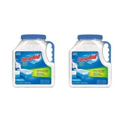 DampRid FG37 Moisture Absorber Refill, 7.5 Lb, Fragrance Free 2-Pack