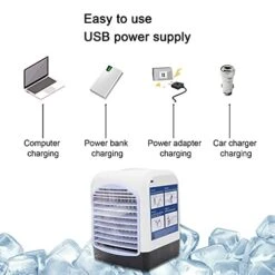 Portable Air Conditioner, Supports USB Charging Mini Personal Space Air Cooler Fragrance Diffuser Air Conditioner With 3 Speeds, For Bedroom, Home, Office, Camping 9 Portable Air Conditioner, Supports USB Charging Mini Personal Space Air Cooler Fragrance Diffuser Air Conditioner With 3 Speeds, For Bedroom, Home, Office, Camping -Solo Stoves Shop 41COZUGVFYS