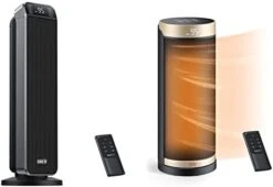 Dreo Electric Space Heater 24-inch With Remote,3 Modes, 12H Timer, 70° Oscillation, Tip-Over And Overheat Protection, Ceramic Heater For Bedroom, Office And Indoor Use, -Solo Stoves Shop 41CQ1vZVq3L. AC