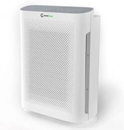 InvisiClean Aura II Air Purifier For Home Allergies & Pets | 4-in-1 H13 True HEPA Filter/Ionizer/Carbon + UV Light | Portable Air Purifiers For Large Room & Bedroom Odor Elimination