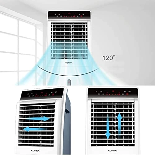 MNSSRN Evaporative Cooler For Heating Cooling, 3 Fan Speed Smart Remote Control, 12 Hours Timer, 8L Portable Air Cooler 2 MNSSRN Evaporative Cooler For Heating Cooling, 3 Fan Speed Smart Remote Control, 12 Hours Timer, 8L Portable Air Cooler - Image 2