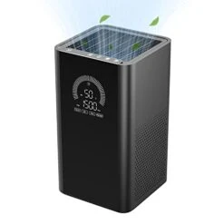 Druiap Air Purifiers For Home Large Room Up To 206~1084 Ft², H13 True HEPA Filter Air Cleaner Filterable 99.97% Bad Air/Smoke/Pet Dander/Odor/for Bedroom, Office, Dorm, Apartment, Kitchen(Black-KJ150)