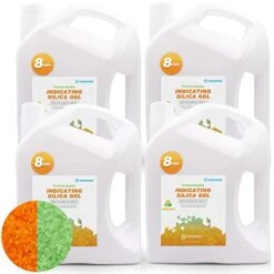 Wisesorb 16 LBS Indicating Silica Gel Beads (Orange To Green), Reusable Dessicant Dehumidifiers Desiccant Moisture Absorber, 2 Pack Of 8 LBS 23 Wisesorb 16 LBS Indicating Silica Gel Beads (Orange To Green), Reusable Dessicant Dehumidifiers Desiccant Moisture Absorber, 2 Pack Of 8 LBS -Solo Stoves Shop 41DlKC6urgL