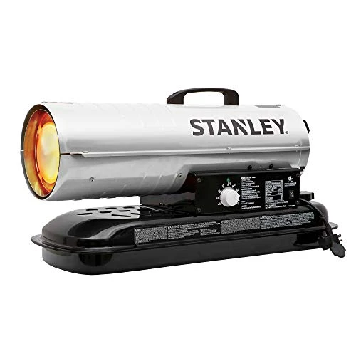 STANLEY ST-80T-KFA, Kerosene/Diesel Forced Air Heater, 80,000 BTU,Silver 2 STANLEY ST-80T-KFA, Kerosene/Diesel Forced Air Heater, 80,000 BTU,Silver - Image 2