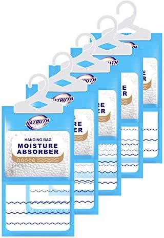 NATRUTH 12-PACK Moisture Absorber Bags With Lavender,Desiccant Hanging Bag Use For Kitchen Bathroom Wardrobe, Eliminates Odors,Odor Absorber Humidity Packs, Hanging Closet Dehumidifier Bags For Closet 9 NATRUTH 12-PACK Moisture Absorber Bags With Lavender,Desiccant Hanging Bag Use For Kitchen Bathroom Wardrobe, Eliminates Odors,Odor Absorber Humidity Packs, Hanging Closet Dehumidifier Bags For Closet - Image 9
