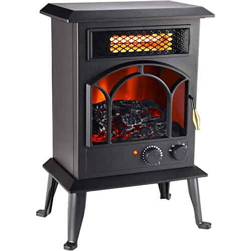 LifeSmart Topside 3-Quartz Infrared Stove Heater With Timer, Adjustable Realistic Flame And Cool Touch Exterior Cabinet 2 LifeSmart Topside 3-Quartz Infrared Stove Heater With Timer, Adjustable Realistic Flame And Cool Touch Exterior Cabinet - Image 2