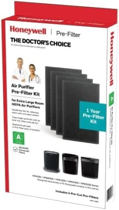 Honeywell HEPA Air Purifier Filter Kit – Includes 3 HEPA R Replacement Filters And 4 A Carbon Pre-Cut Pre-Filters – Airborne Allergen Air Filter Targets Wildfire/Smoke, Pollen, Pet Dander, And Dust -Solo Stoves Shop 41G3abIbVpL. AC