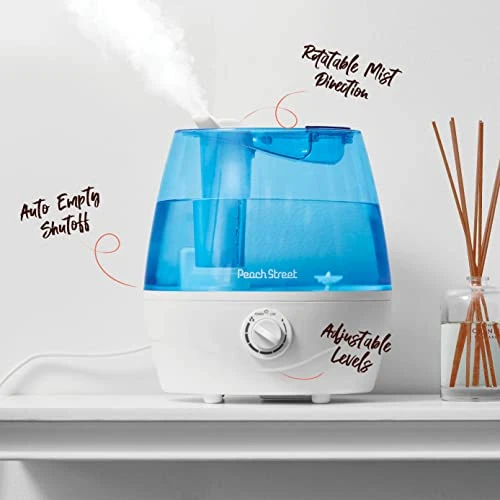 Cool Mist Humidifiers For Bedroom - 2.2L Water Tank, Baby, Office, Quiet Ultrasonic Air Vaporizer, Adjustable Mist Level, 360 Nozzle Rotation, Auto-Shut Off, Large Area Humidifier Easy Fill And Clean 3 Cool Mist Humidifiers For Bedroom - 2.2L Water Tank, Baby, Office, Quiet Ultrasonic Air Vaporizer, Adjustable Mist Level, 360 Nozzle Rotation, Auto-Shut Off, Large Area Humidifier Easy Fill And Clean - Image 3