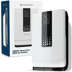 HATHASPACE Smart Air Purifiers For Home, Large Room - HSP001 - True HEPA Air Purifier & Filter For Allergens, Pets, Smoke, Removes 99.9% Of Dust, Pet Dander, Odors - 700 SqFt Coverage -Solo Stoves Shop 41GxYM77WZL. AC