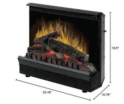 Dimplex DFI Series 23" Standard Log Set Electric Fireplace Insert (Model: DFI2309), 4692 BTU, 120 Volt, 1375 Watt, Black 15 Dimplex DFI Series 23" Standard Log Set Electric Fireplace Insert (Model: DFI2309), 4692 BTU, 120 Volt, 1375 Watt, Black -Solo Stoves Shop 41H52xtXzTL