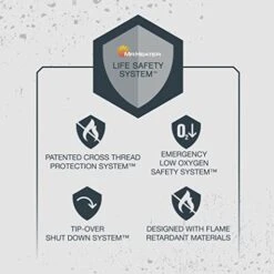 Mr. Heater MH9BX-Massachusetts/Canada Approved Portable Propane Heater & Mr. Heater Buddy Series Hose Assembly - 10-ft, Model# F273704 -Solo Stoves Shop 41HOWkHSE8L