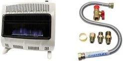 Mr. Heater 30,000 BTU Vent Free Blue Flame Natural Gas Heater MHVFB30NGT & F299201 Vent-Free Blower Accessory Kit (2016-present), Multi -Solo Stoves Shop 41IDl7UMGWL. AC