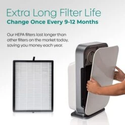 Alen 45i Air Purifier, Quiet Air Flow For Large Rooms, 800 SqFt, Air Cleaner For Allergens, Dust, Mold, Pet Odors With Long Filter Life (Dust, Mold, Odor) (Air Purifier) -Solo Stoves Shop 41IUR2yFHNL