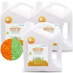 Wisesorb 16 LBS Indicating Silica Gel Beads (Orange To Green), Reusable Dessicant Dehumidifiers Desiccant Moisture Absorber, 2 Pack Of 8 LBS 22 Wisesorb 16 LBS Indicating Silica Gel Beads (Orange To Green), Reusable Dessicant Dehumidifiers Desiccant Moisture Absorber, 2 Pack Of 8 LBS -Solo Stoves Shop 41IibelBfLL