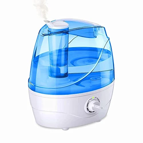 HemingWeigh Ultrasonic Humidifier With 28 Decibels, Safety Protection, Adjustable Mist, Easy To Clean Material, Tank With 2.2 Liter Capacity 1 HemingWeigh Ultrasonic Humidifier With 28 Decibels, Safety Protection, Adjustable Mist, Easy To Clean Material, Tank With 2.2 Liter Capacity