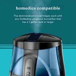 HoMedics Demineralization Cartridge For Ultrasonic Humidifiers – 4-Pack Humidifier Filter Replacements, Filters Mineral Deposits And Purifies Water In Air Humidifiers For Bedroom, Plants, Office -Solo Stoves Shop 41KawgBycKL
