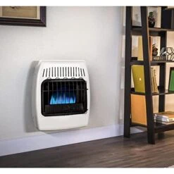 10,000 BTU Propane / Natural Gas Wall Heater For Indoor Use - Dual Fuel, Vent-Free