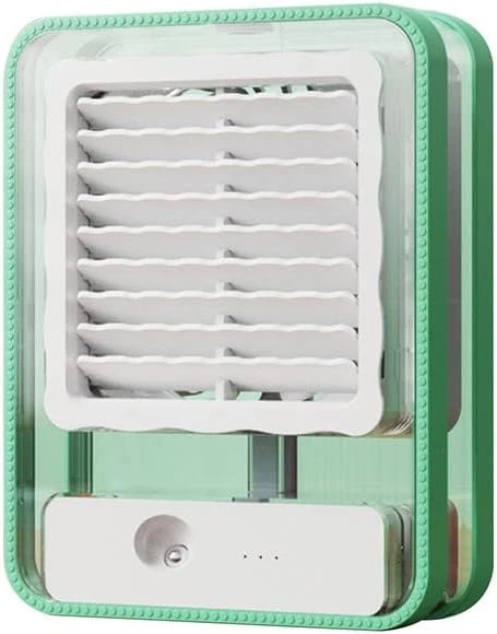 Portable Air Conditioner Fan, Mini Cooler 3 Wind Speeds Modes USB Desk Cooling Fan, Desktop Air Cooler Fan For Bedroom Car Camping (Orange) 6 Portable Air Conditioner Fan, Mini Cooler 3 Wind Speeds Modes USB Desk Cooling Fan, Desktop Air Cooler Fan For Bedroom Car Camping (Orange) - Image 6