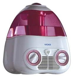 Vicks® Vicks Starry Night Cool Moisture Humidifier With Projector & VapoPad Scent Pad Heater, Pink