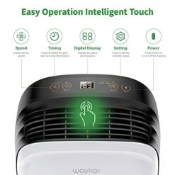 Waykar 2,000 Sq. Ft Dehumidifier For Home And Basement With Drain Hose And Reusable Air Filter - Ideal For Large And Medium Sized Rooms, Bathrooms -Solo Stoves Shop 41NwJLUqcWS